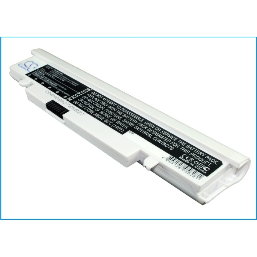 Cameron Sino CS-SNC210NP white laptop battery angled side view