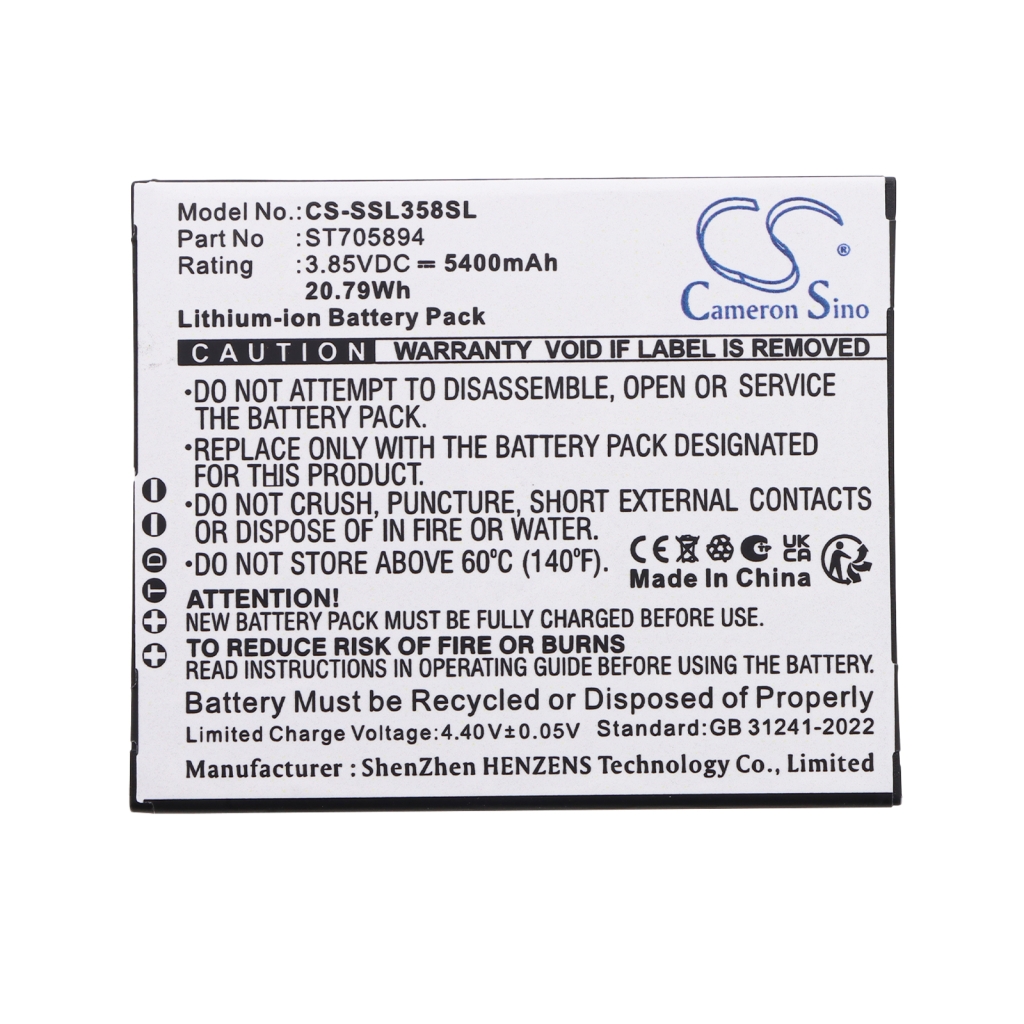Battery compatible with Senter