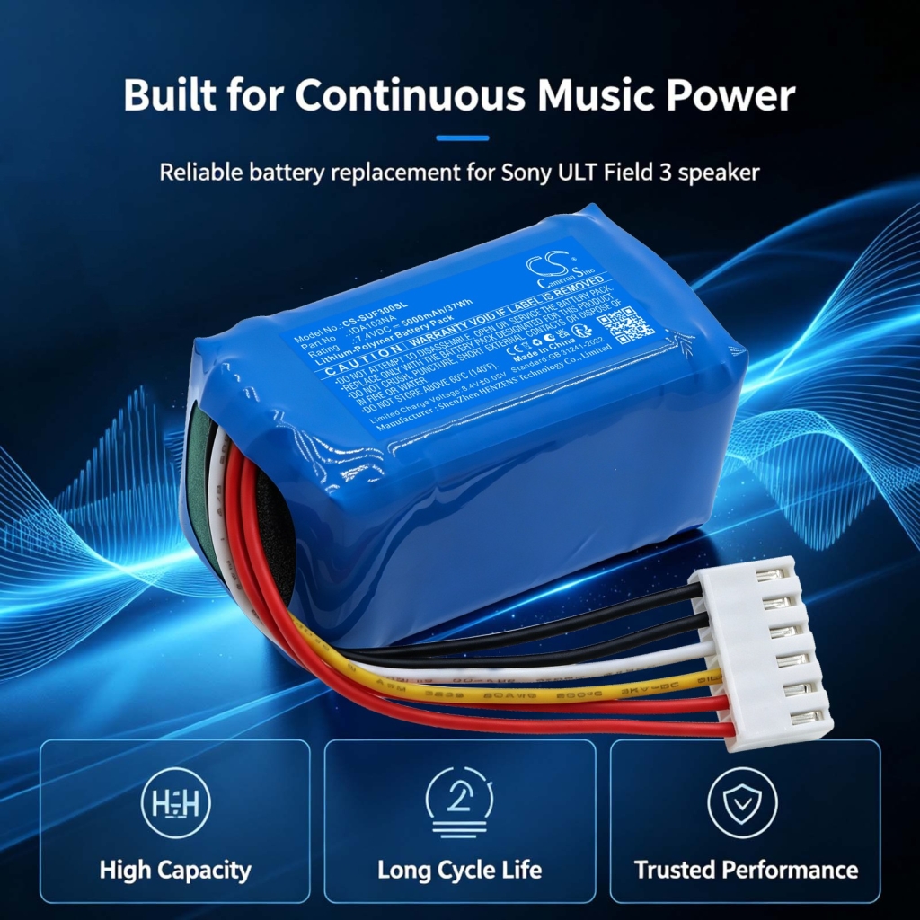 Battery for Sony SRS-ULT30