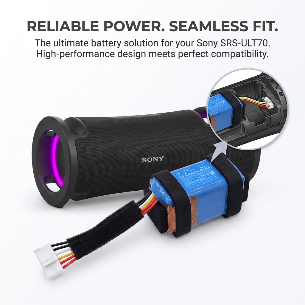 Batteries compatible with Sony SRS-ULT70 SRS-ULT70 CS-SUF700SL