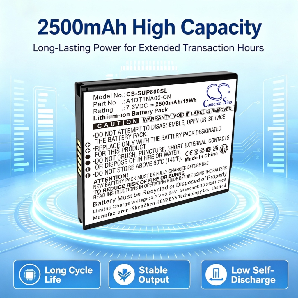 Batteries compatible with SumUp P8 P8 CS-SUP800SL
