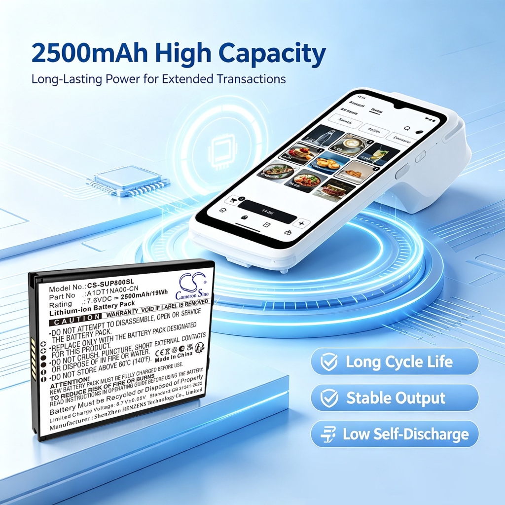 Batteries compatible with SumUp P8 P8 CS-SUP800SL
