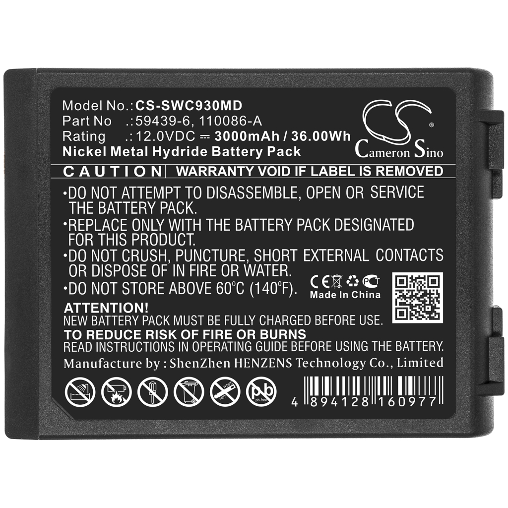 Battery compatible with Simonson-wheel Artema CS-SWC930MD