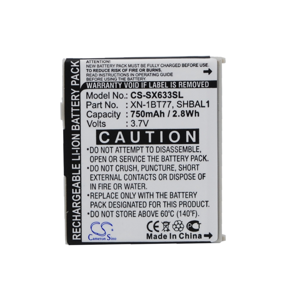 Battery compatible with Sharp Vodafone SoftBank CS-SX633SL