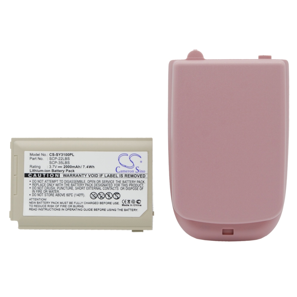 Battery compatible with Sanyo CS-SY3100PL