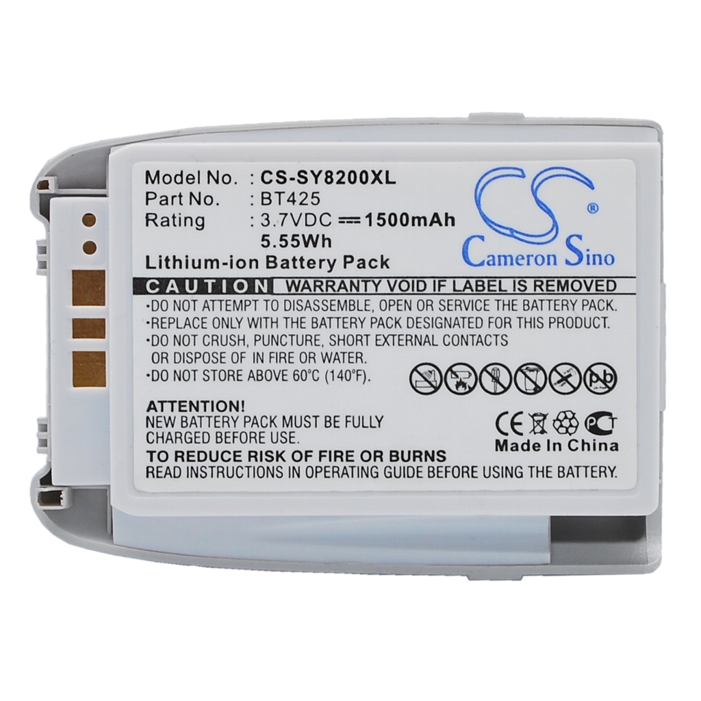 Battery compatible with Sanyo CS-SY8200XL