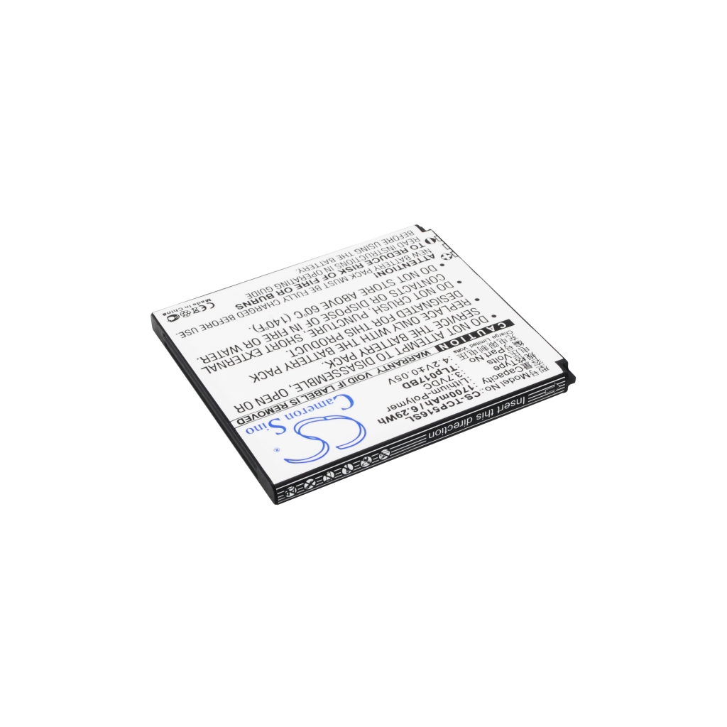 Battery compatible with TCL CS-TCP516SL