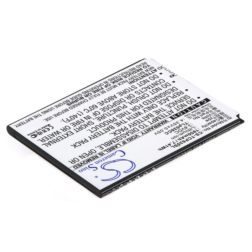 Battery compatible with TCL CS-TCP620SL