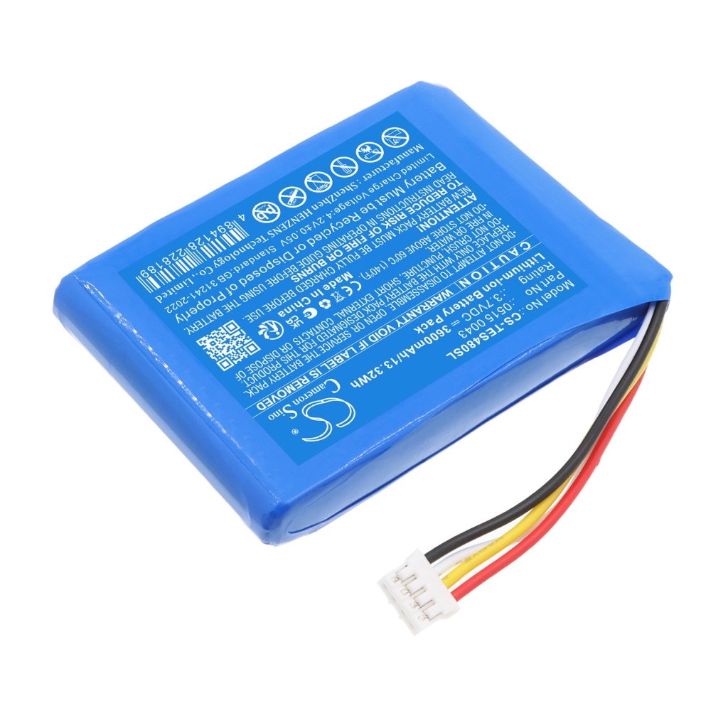 Battery compatible with Testo CS-TES480SL