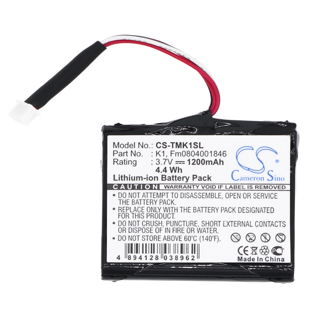 Batteries compatible with TomTom One XL HD Traffic CS-TMK1SL