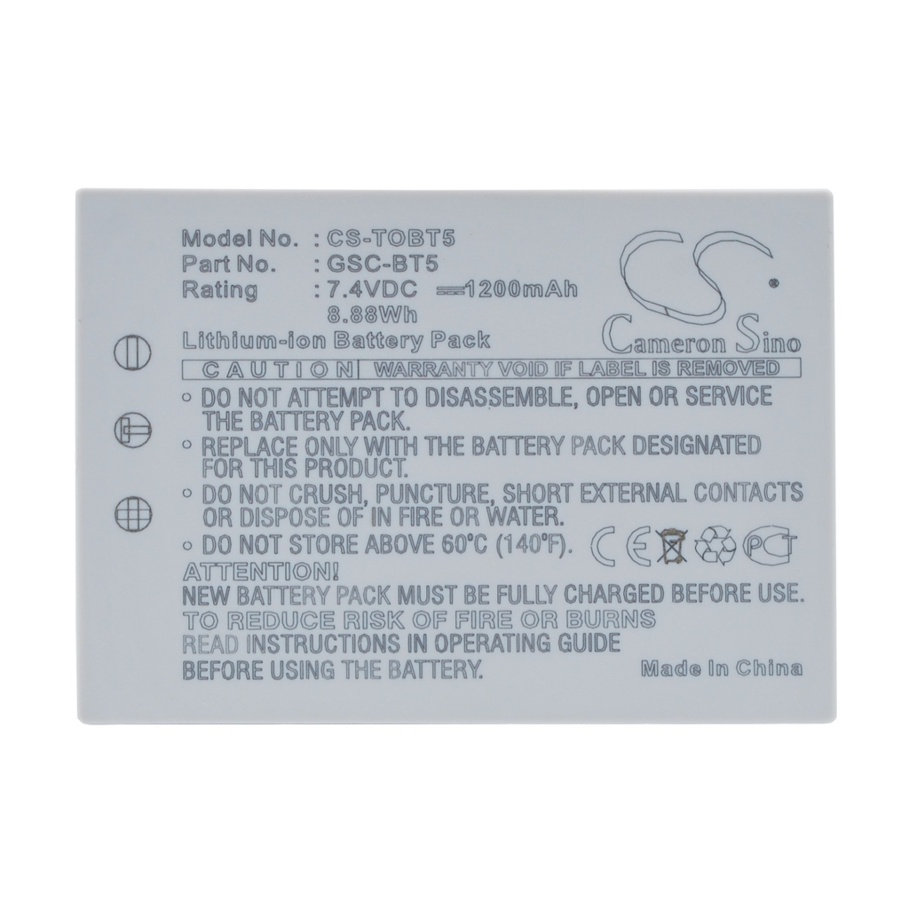 Battery Replaces Toshiba GSC-BT5