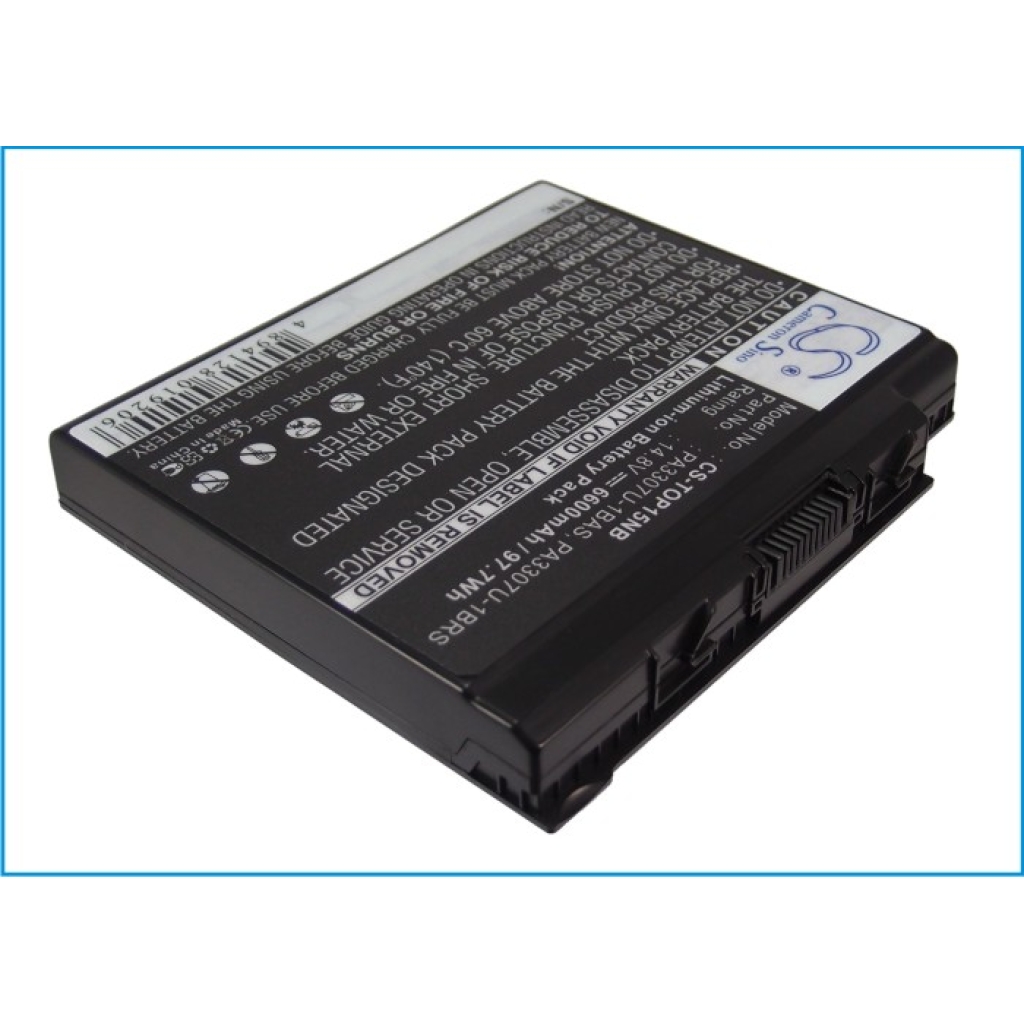 Battery compatible with Toshiba CS-TOP15NB