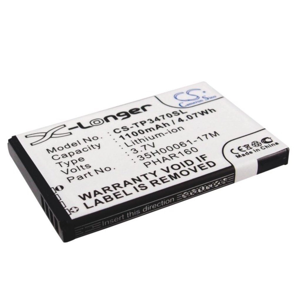 Battery compatible with HTC DOPOD CS-TP3470SL