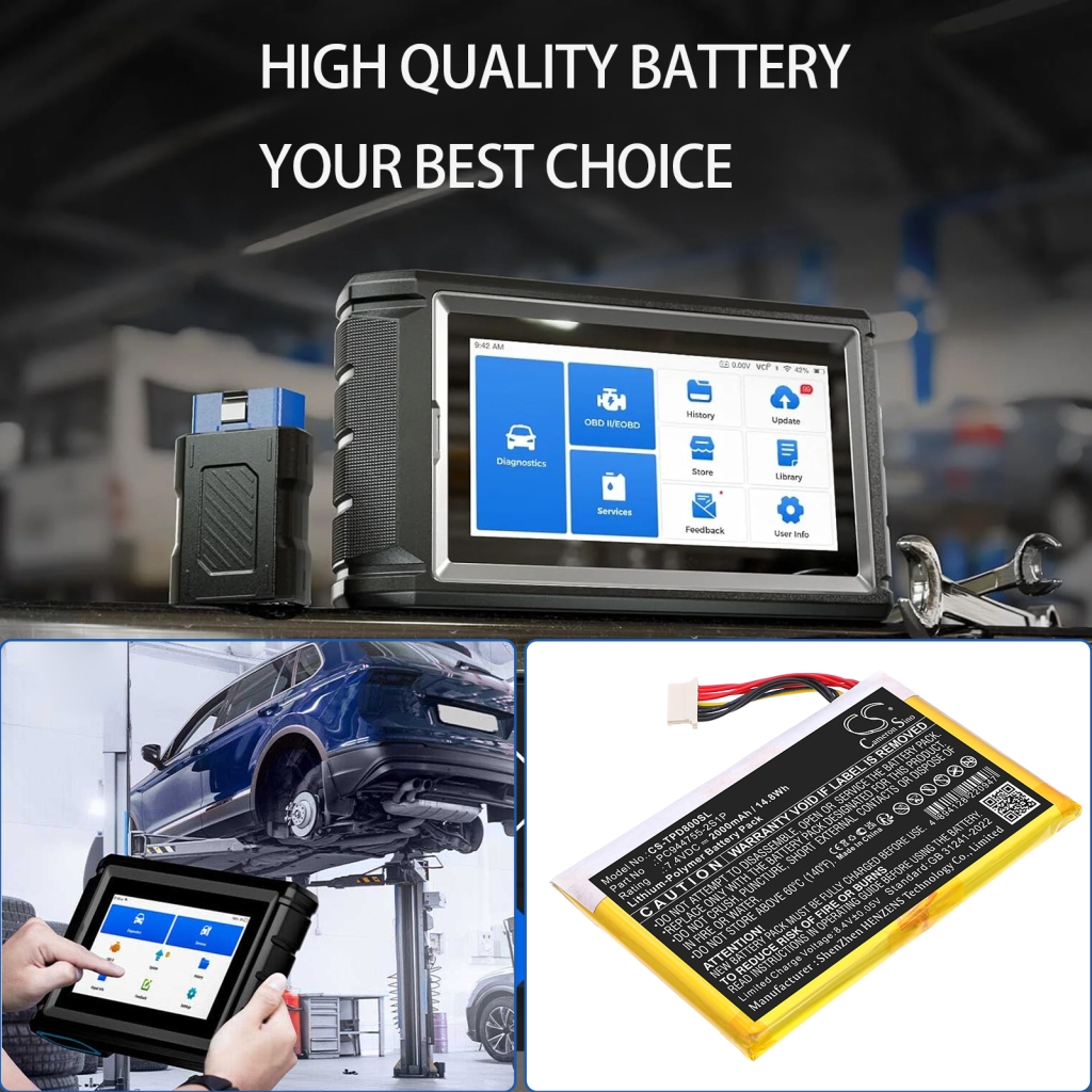 Equipment Battery Topdon CS-TPD800SL