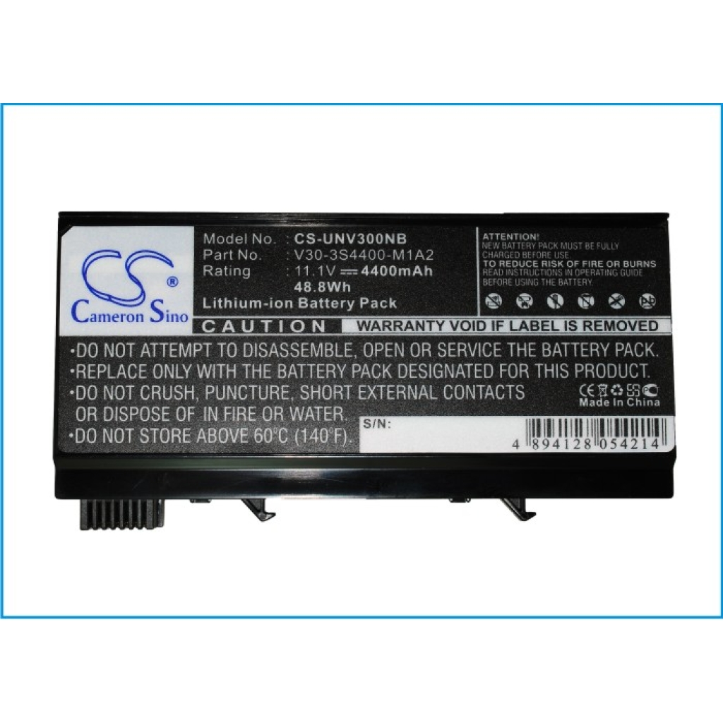 Battery compatible with ADVENT Uniwill CS-UNV300NB