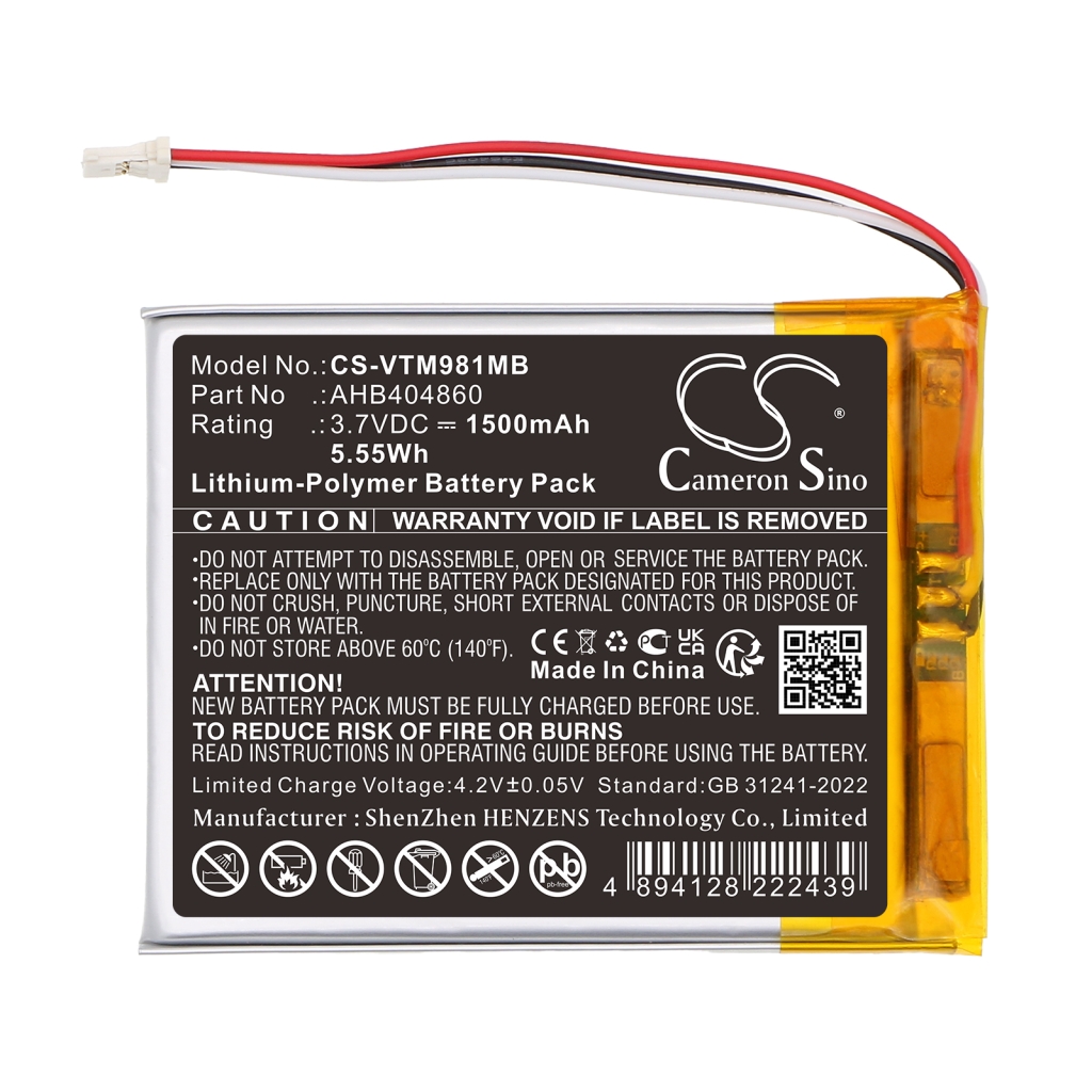 Battery for V Tech VM981