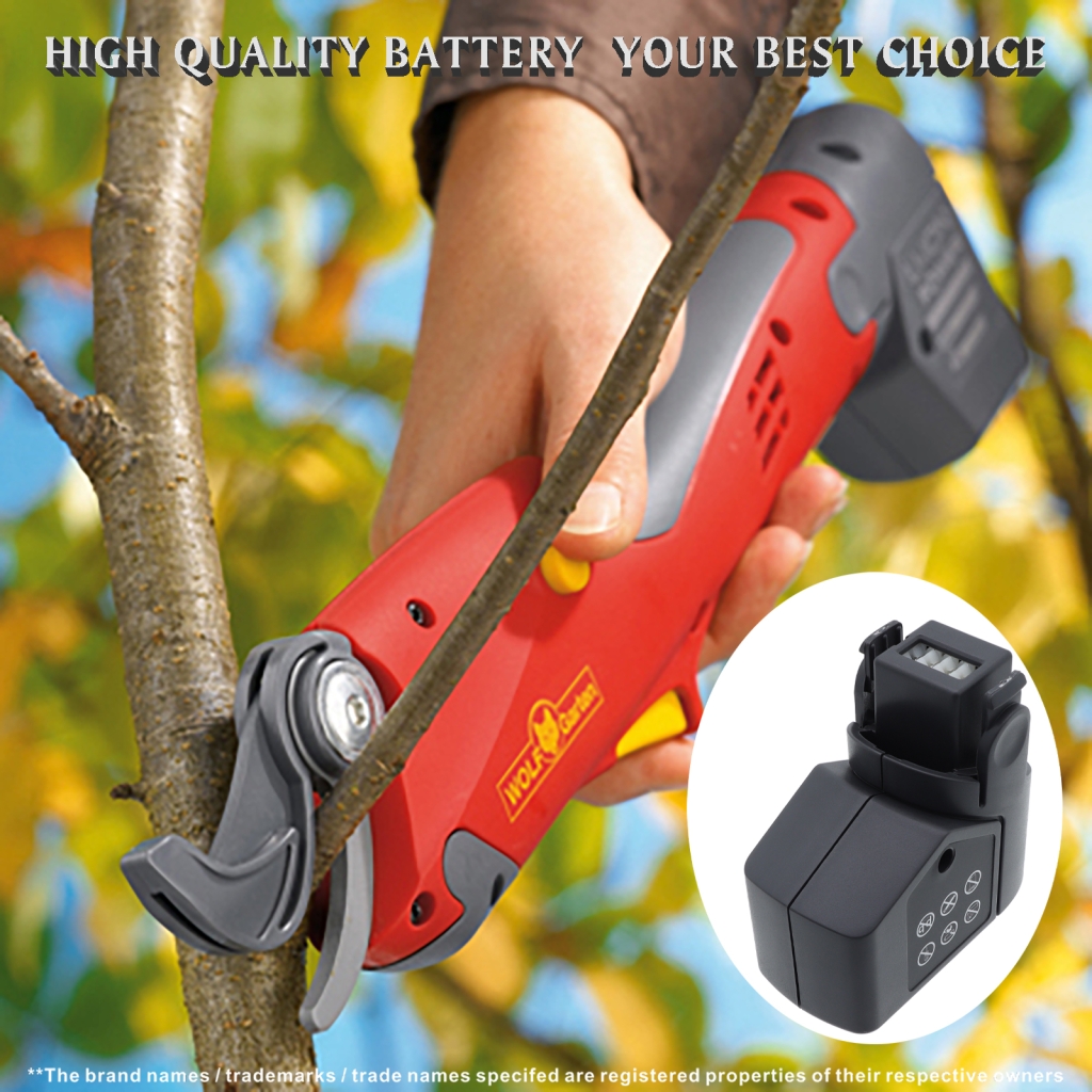 Battery compatible with Wolf garten CS-WGR300PW