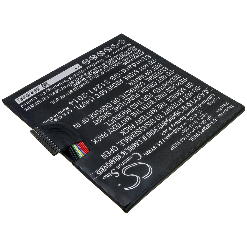 Batteries compatible with Wacom MobileStudio Pro 12 Pro 13 CS-WMP130SL