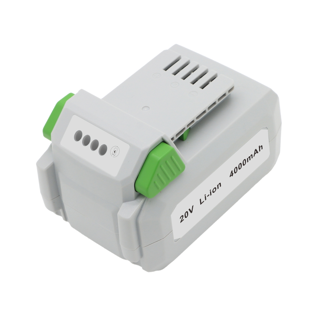 Cameron Sino CS-WRK126PW 20V 4000mAh Li-ion battery, angled side with charge indicator
