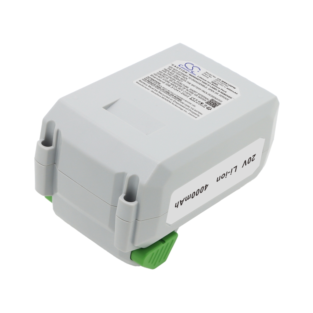 Cameron Sino CS-WRK126PW 20V Li-ion battery, bottom connector view