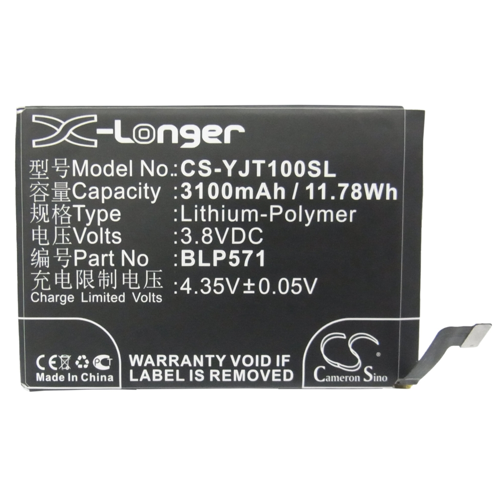 Compatible battery replacement for Oneplus BLP571
