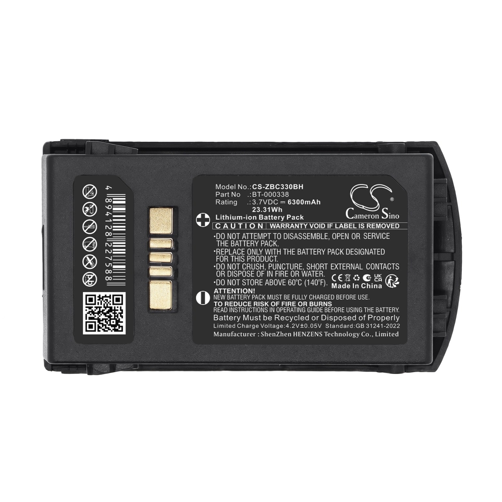 Battery compatible with Zebra CS-ZBC330BH