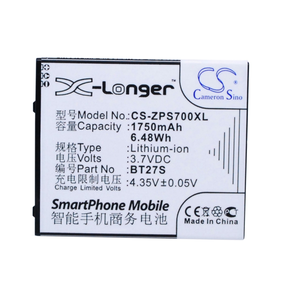Battery compatible with Zopo CS-ZPS700XL