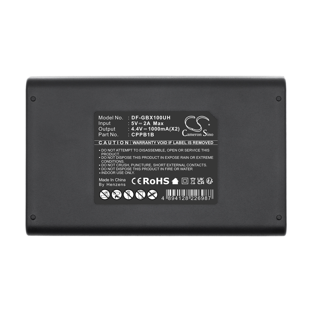 Charger compatible with Gopro DF-GBX100UH